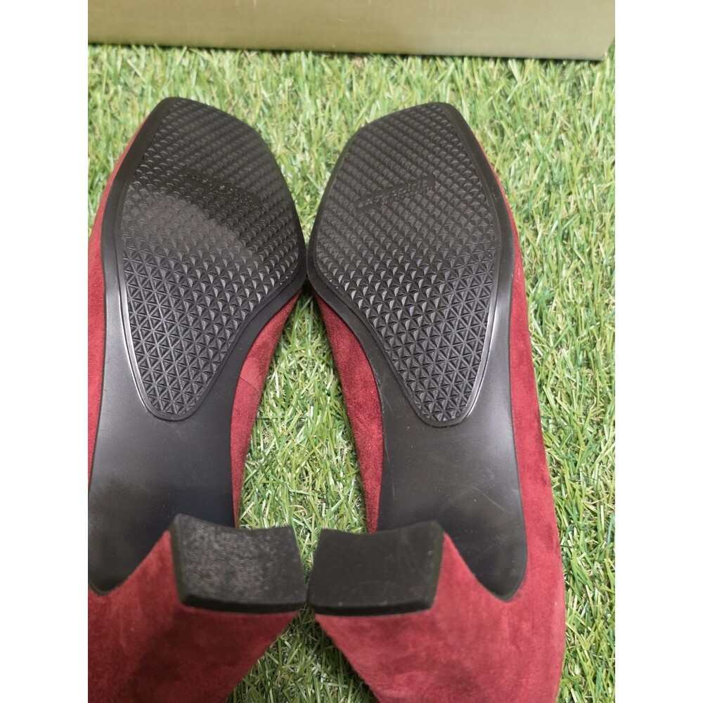 Vintage Easy Spirit ESFAWN Red Apple Suede Anti Gravity Heels Size 6 1/2 NIB - Picture 9 of 16